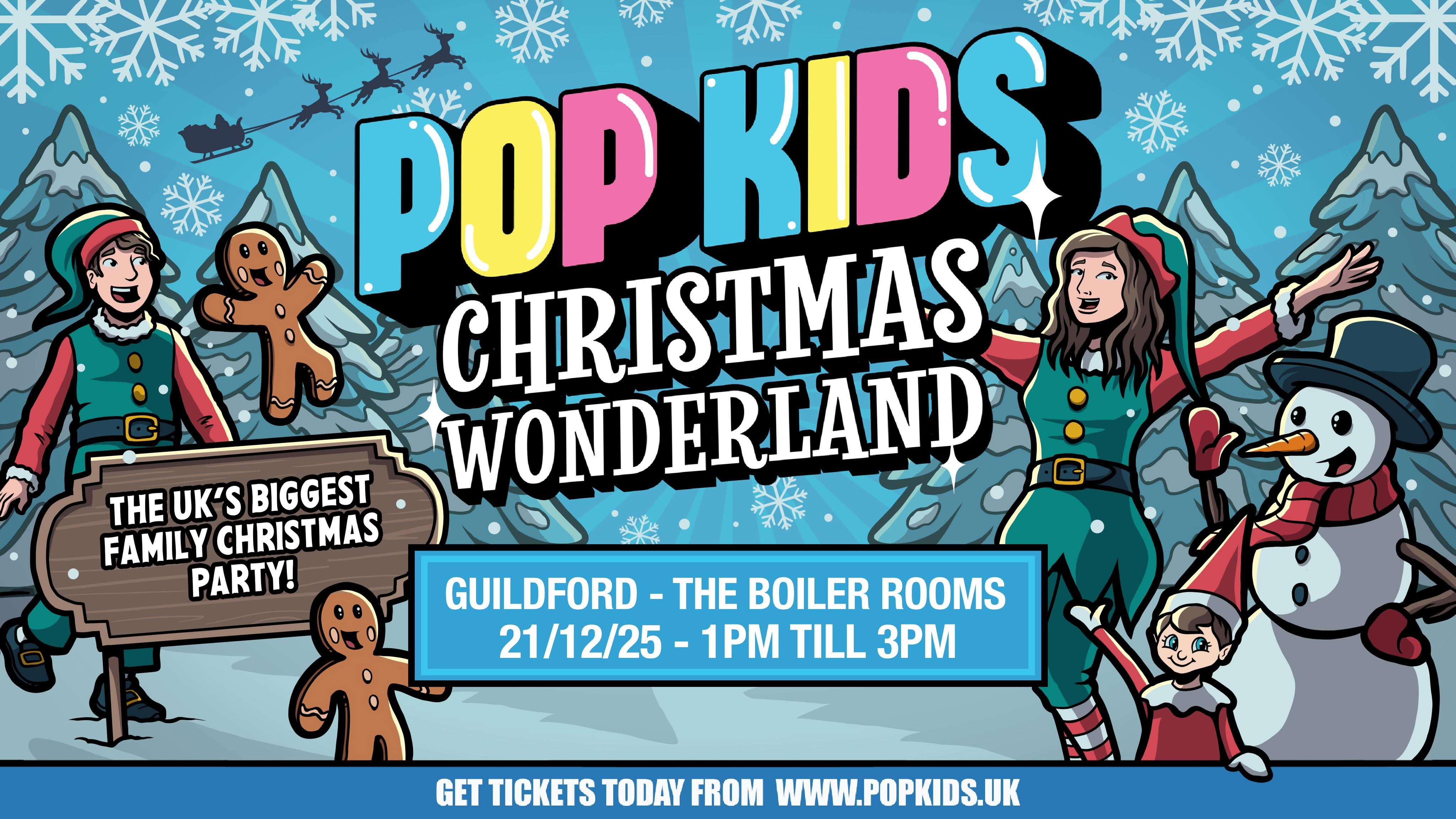 21st December 1pm - 3pm POPKIDS THE BIG NEON RAVE at The Boileroom in Guildford