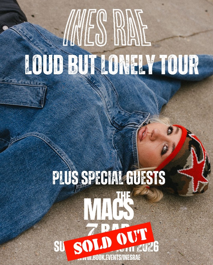 SOLD OUT Sunday April 19th 5.30pm - 9.00pm INES RAE at Bar 7 in Southea